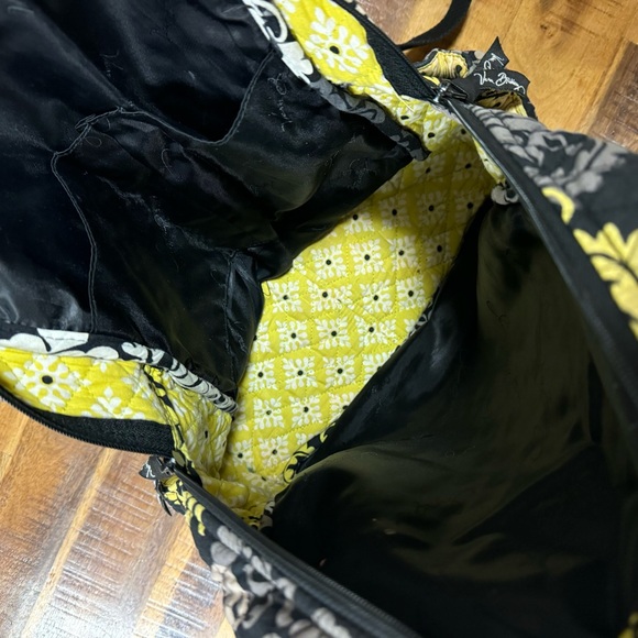 Vera Bradley Yellow & Black Backpack - Picture 10 of 11